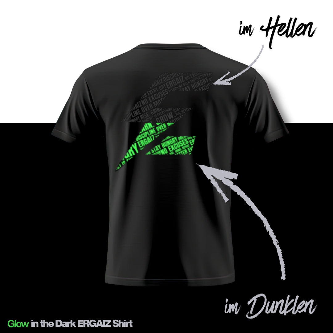 ERGAIZ Glow in the Dark Shirt – Light Organic
